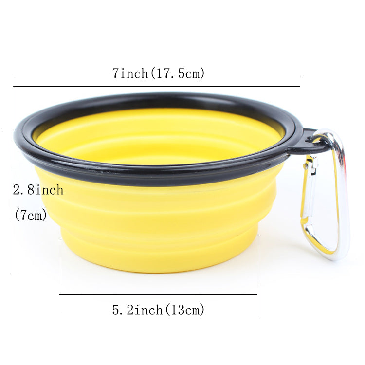 The Ultimate Travel Companion for Your Pet: Collapsible Silicone Travel Pet Bowl